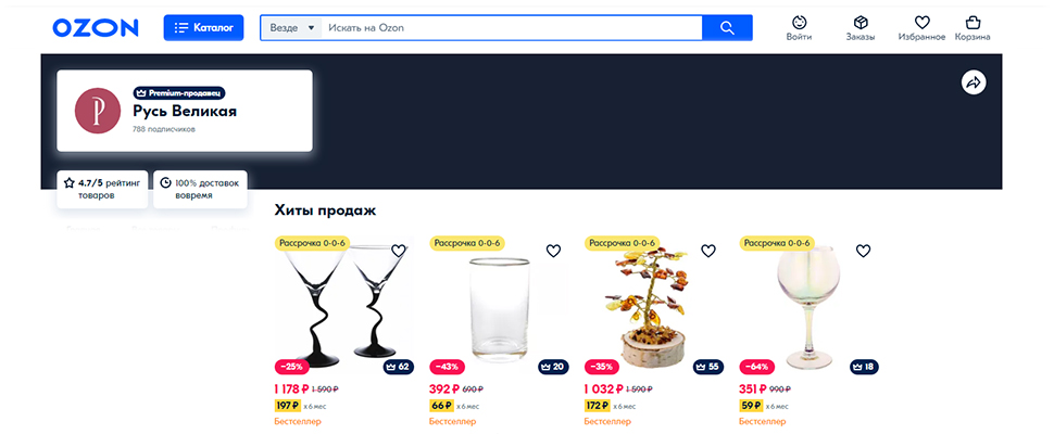 Проект Promo Group на маркетплейсе
